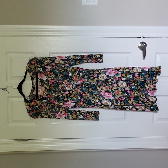 Anthropologie Lilka Torsade Floral Dress - Picture 1 of 4